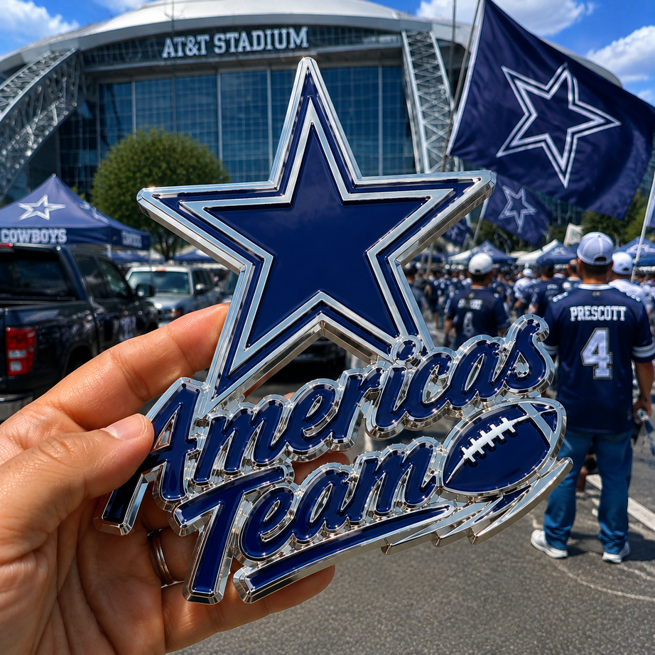 America’s Team Car Emblem Metal Badge