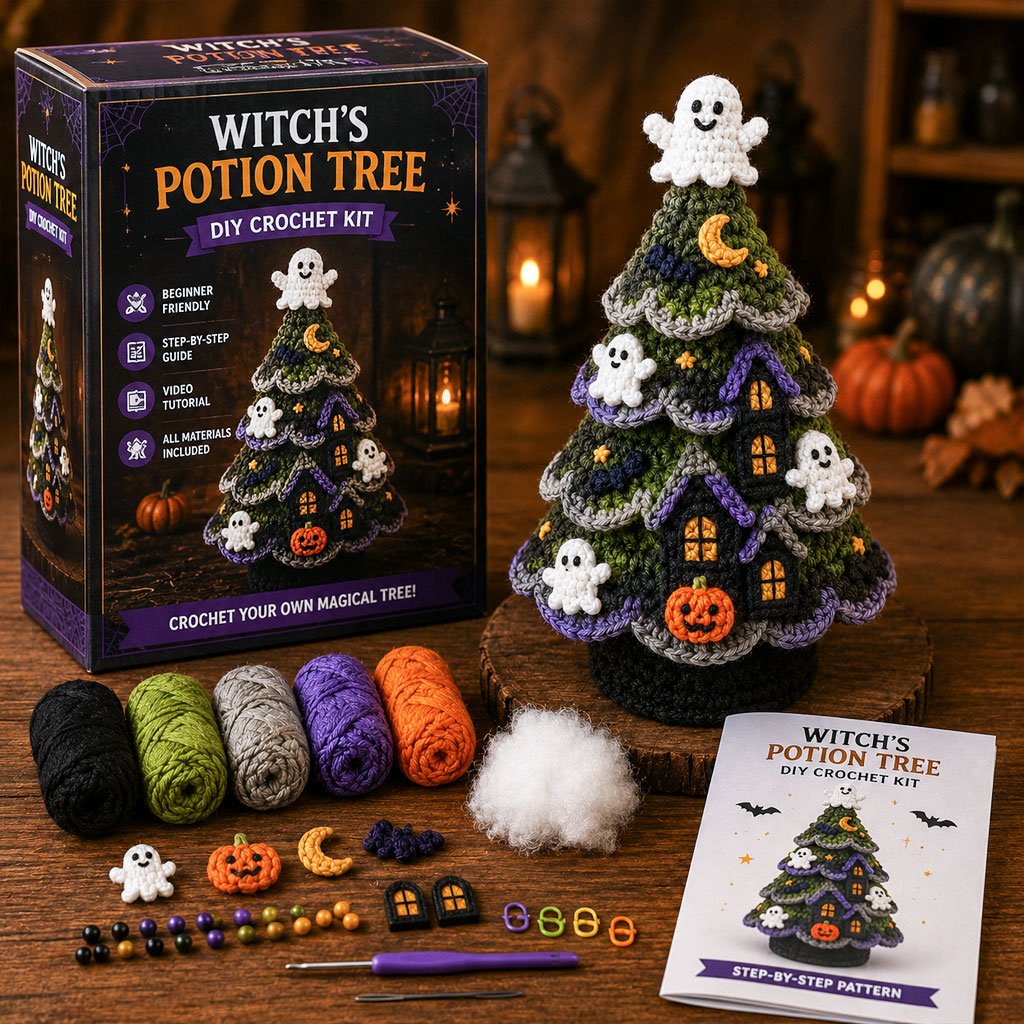 Halloween Tree DIY Crochet Kit