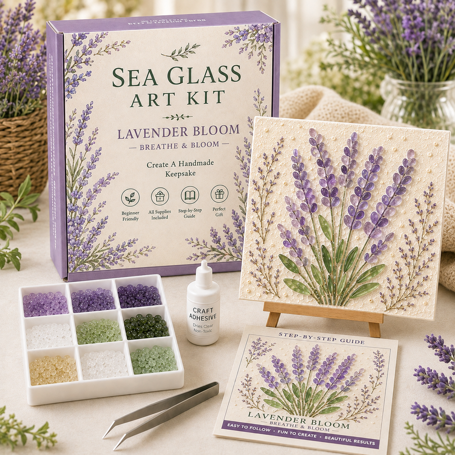 Bloom & Garden Sea Glass Art Kit Collection