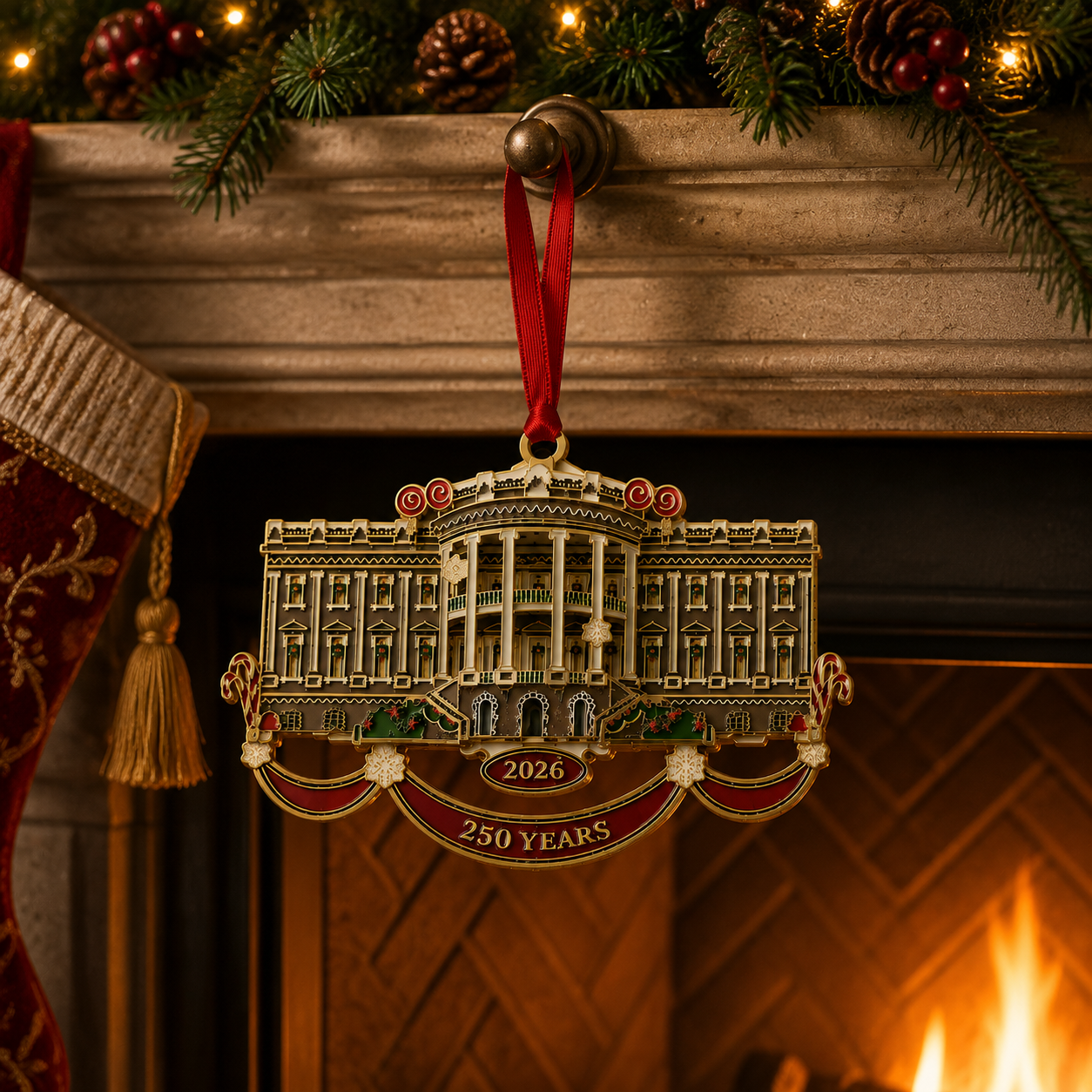 White House Christmas tree ornaments