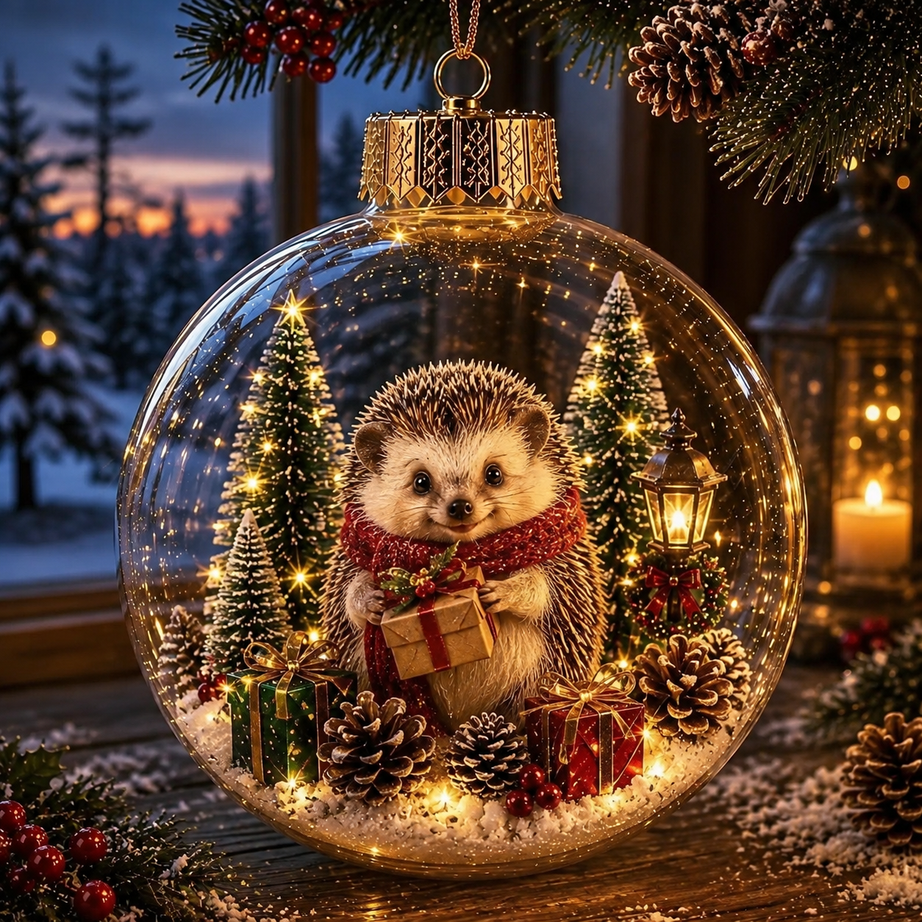 Magical Glass Christmas Ornaments