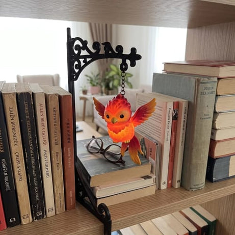 Enchanted Hanging Owl Bookshelf Light – Glowing Book Nook Decor for Readers