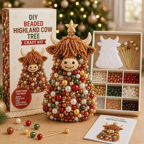 DIY Beaded Animal Christmas Tree Craft Kit