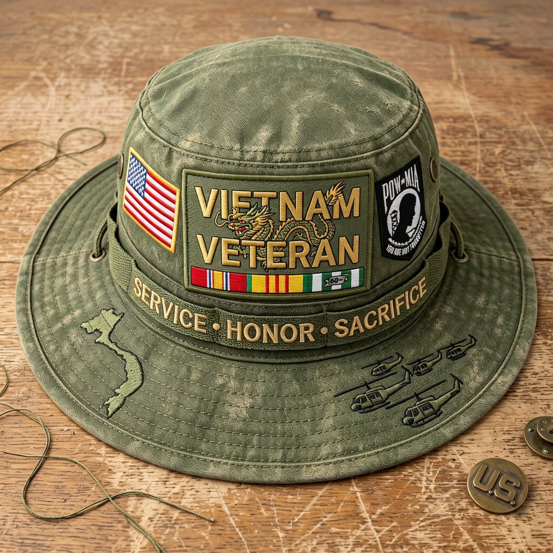 Vietnam Veteran Tribute Boonie Hat