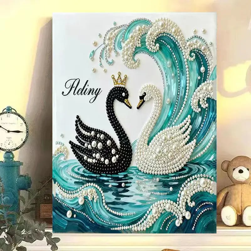 Deep Sea Swirl 3D Textured Pearl Paste Painting Set