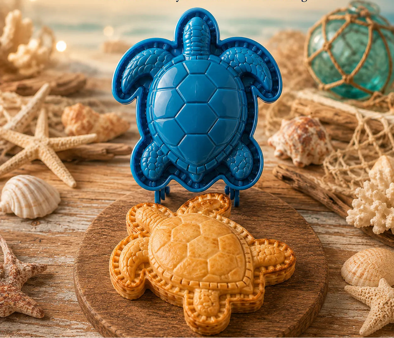8-Design Ocean Filled Pie Press Collection