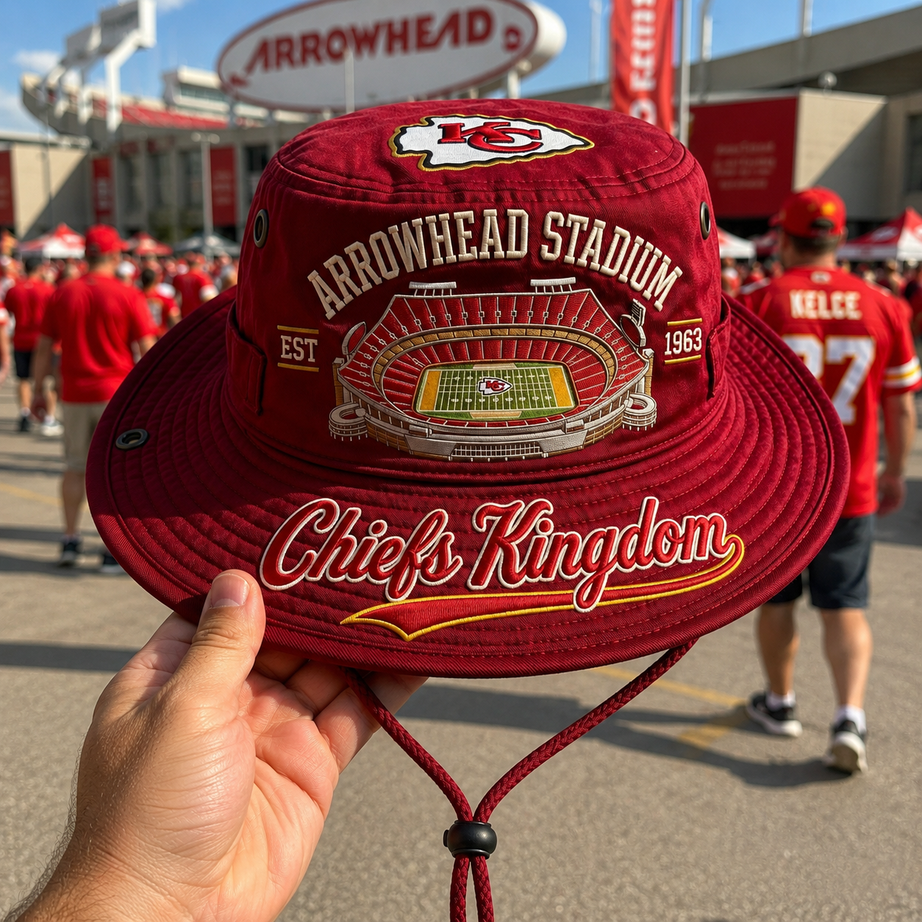 Chiefs Kingdom Arrowhead Stadium Boonie Hat