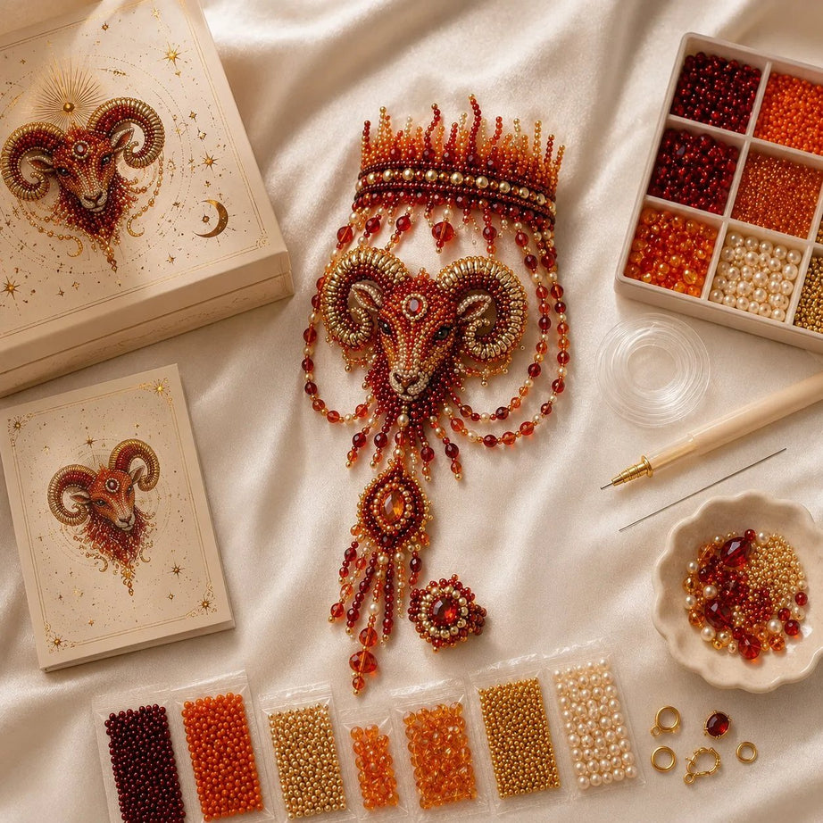 Zodiac DIY Beaded Hand Bracelet Kit