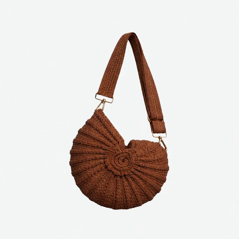Radiant Nautilus Shell Bag  — Carry the Magic of the Deep Blue