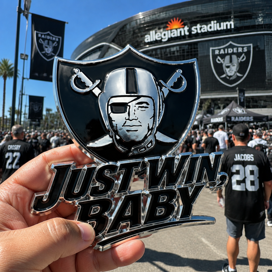 Just Win, Baby Car Emblem Metal Badge