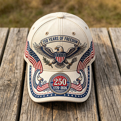 American 250th Anniversary Art Print Casual Hat