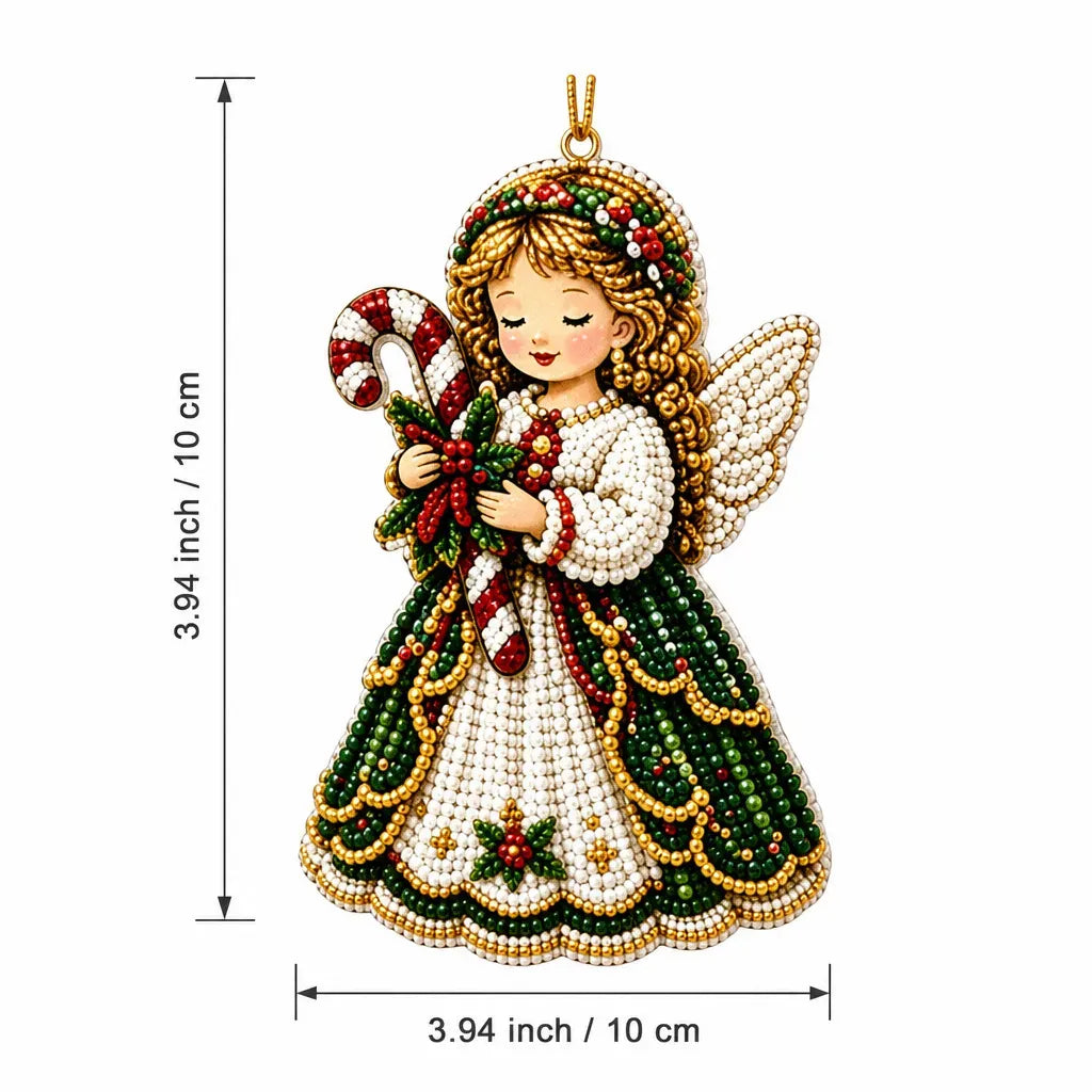 Christmas Rhinestone Acrylic Ornament, Sparkling Holiday DIY Decor