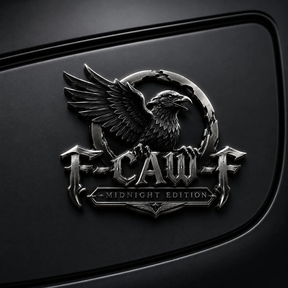 F-CAW-FTM Midnight Edition Metal Emblem