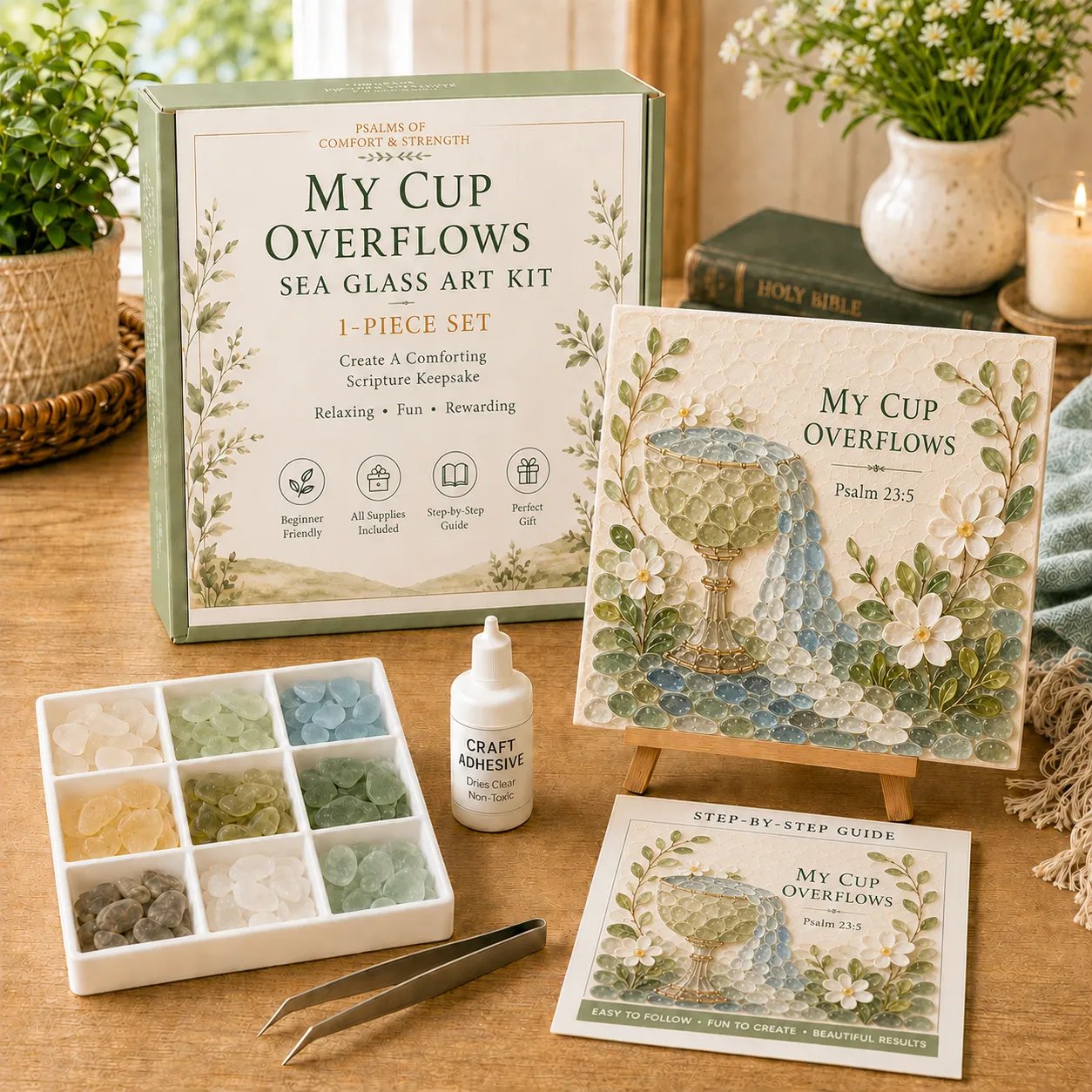Psalms of Comfort & Strength Glass Art Kit