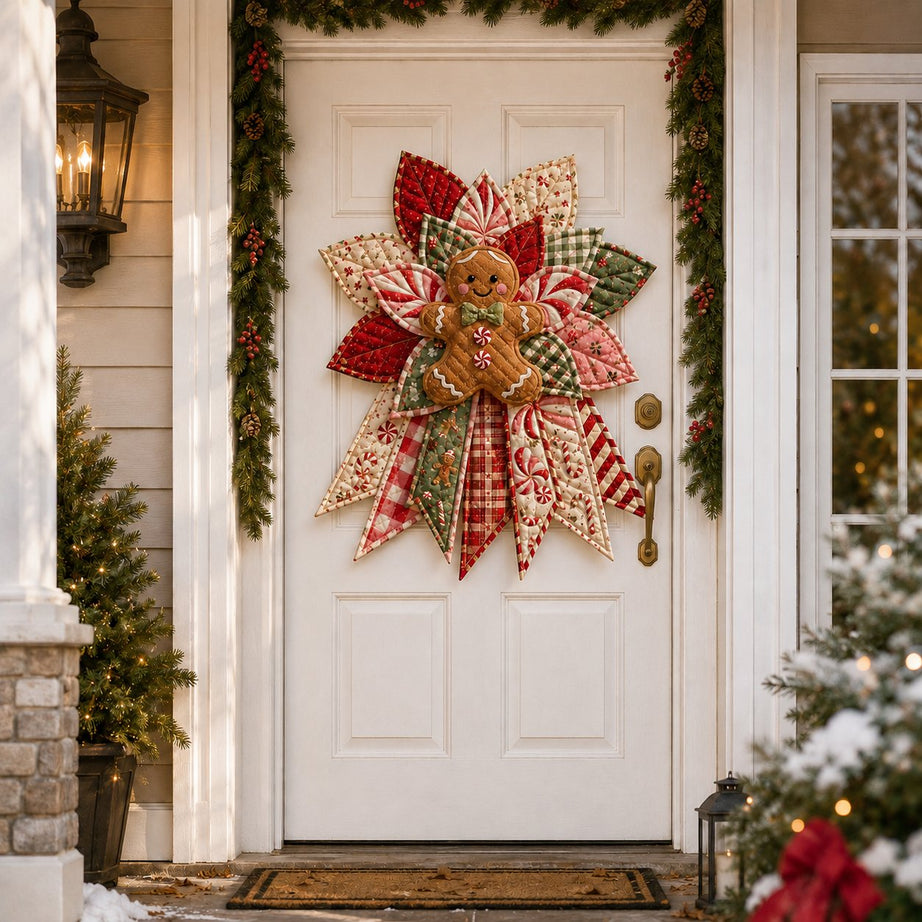Beginner-Friendly Oversized Christmas Character Quilted Door Hanger Sewing Kit
