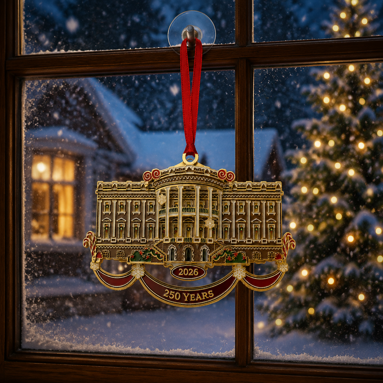 White House Christmas tree ornaments