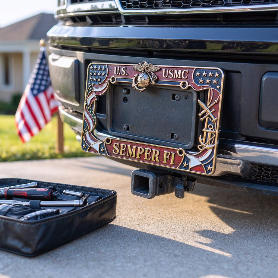 U.S. Marine Corps Semper Fi License Plate Frame
