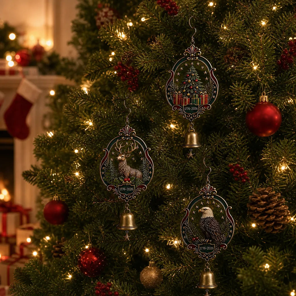 250th Christmas Anniversary Commemorative Bell Ornaments Collection