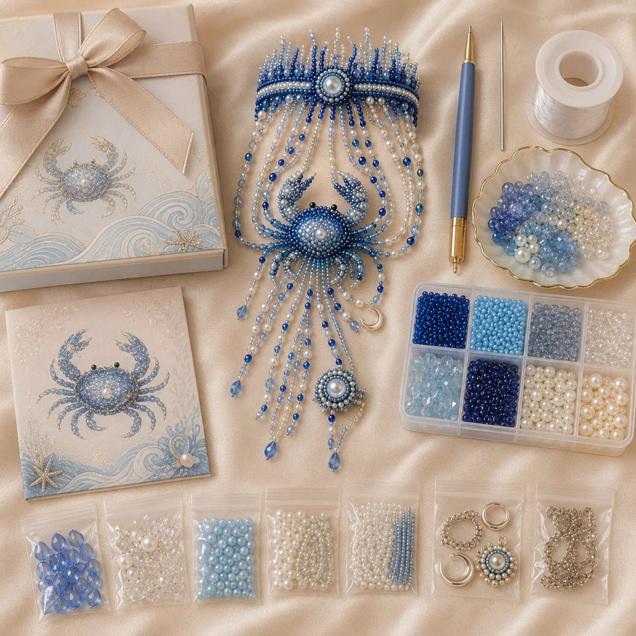 Zodiac DIY Beaded Hand Bracelet Kit