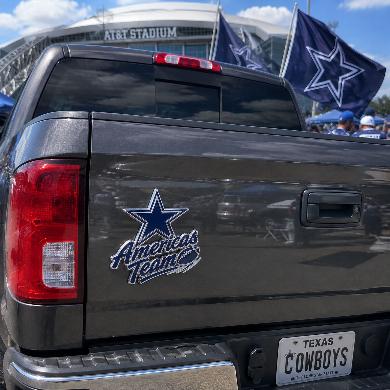 America’s Team Car Emblem Metal Badge