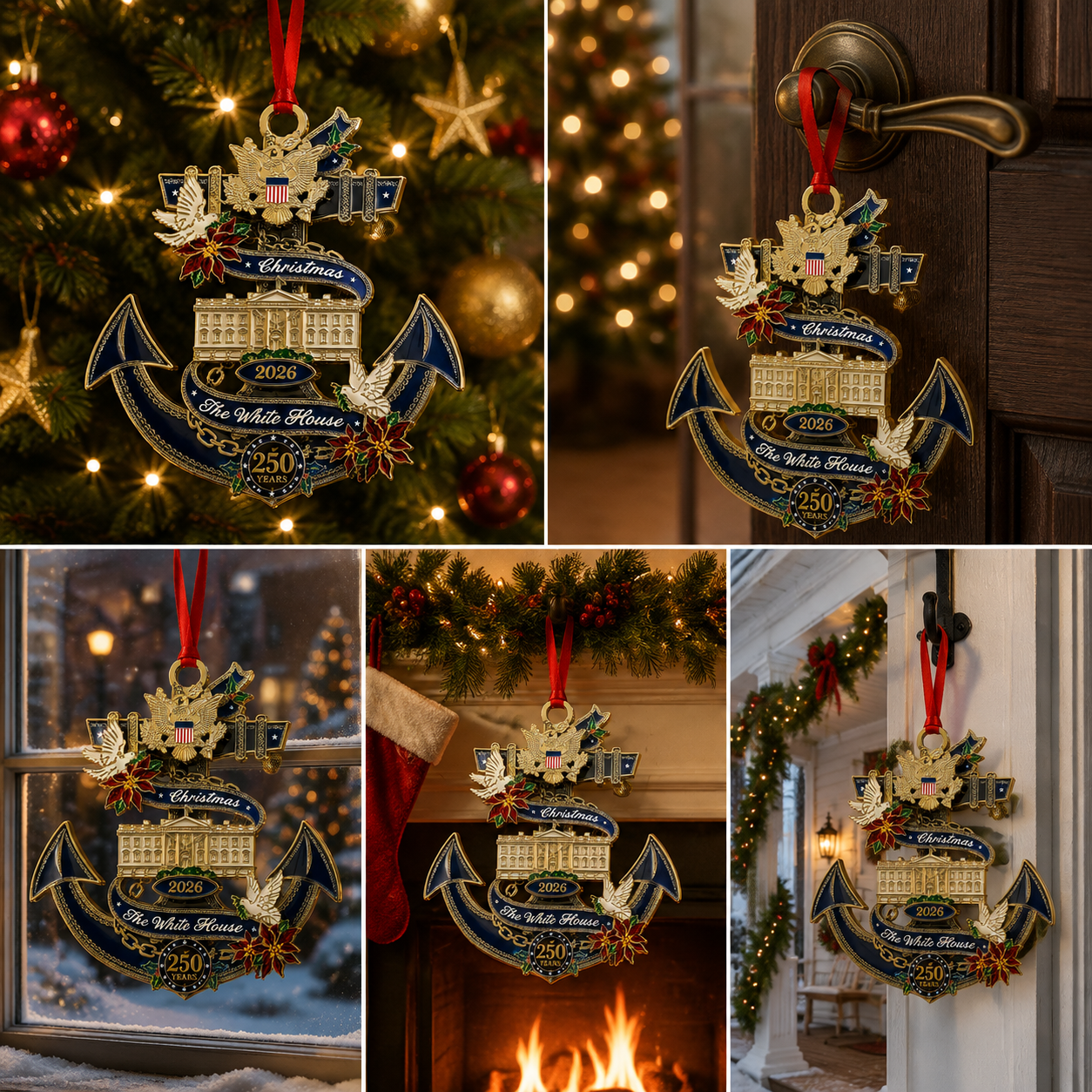 250th Anniversary Christmas Tree Ornament