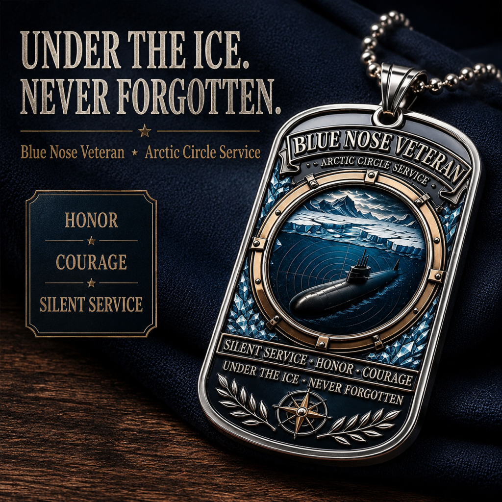 Blue Nose Veteran Dog Tag Necklace