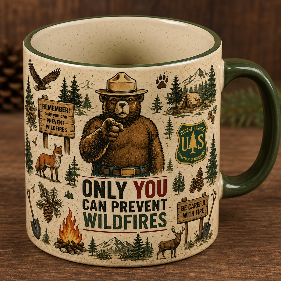USFS Only You Can Prevent Wildfires Mug