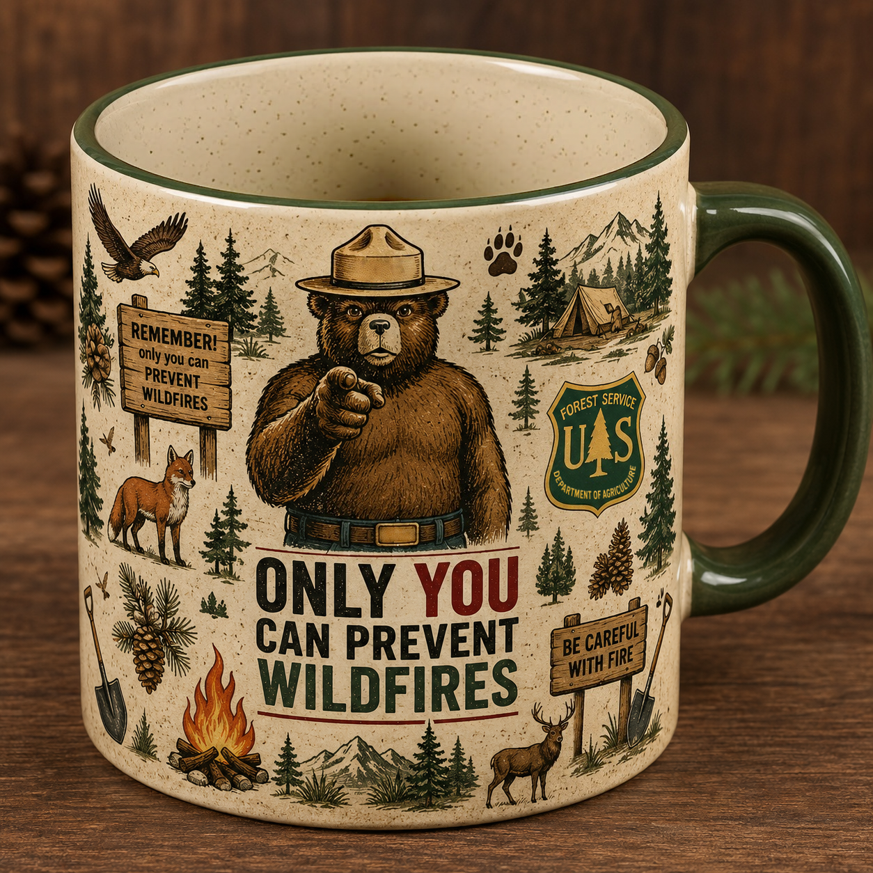 USFS Only You Can Prevent Wildfires Mug