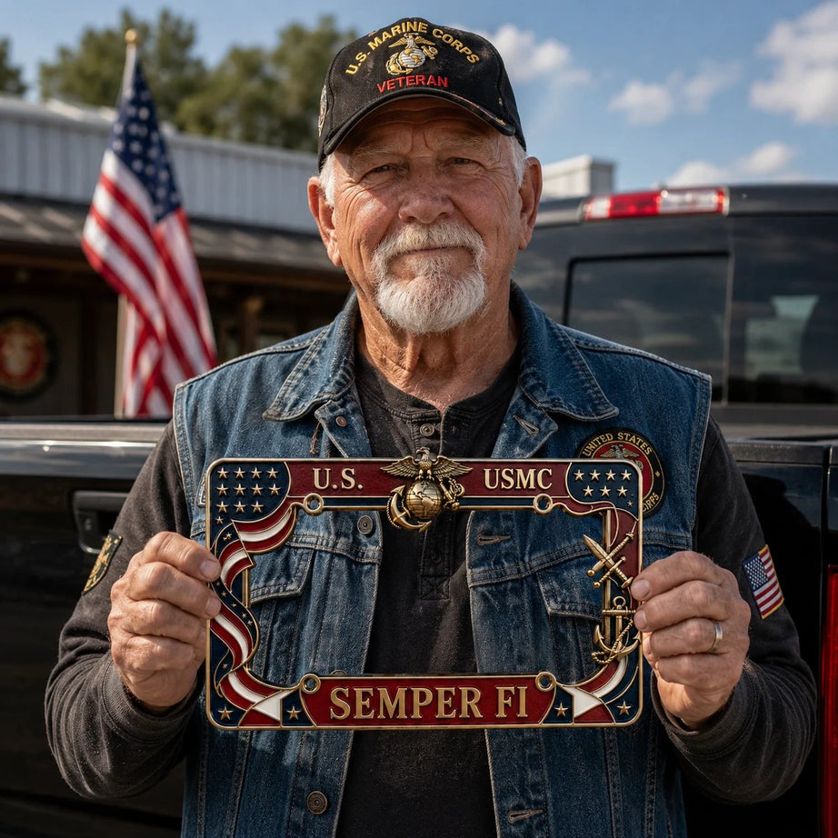 U.S. Marine Corps Semper Fi License Plate Frame