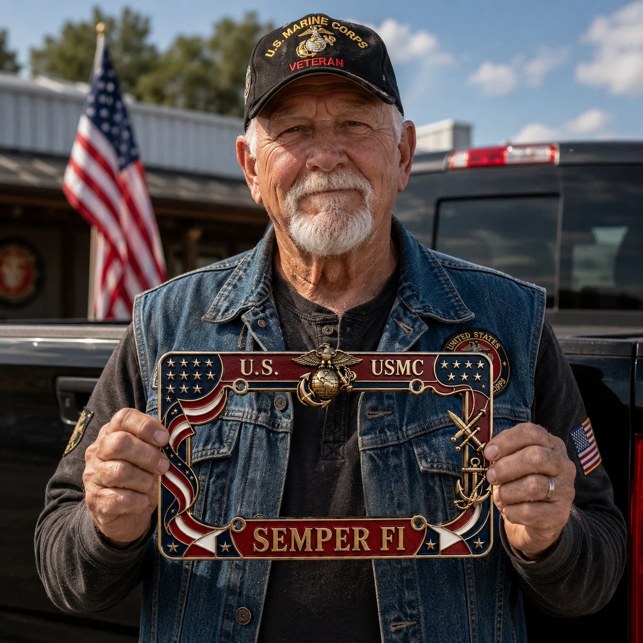 U.S. Marine Corps Semper Fi License Plate Frame