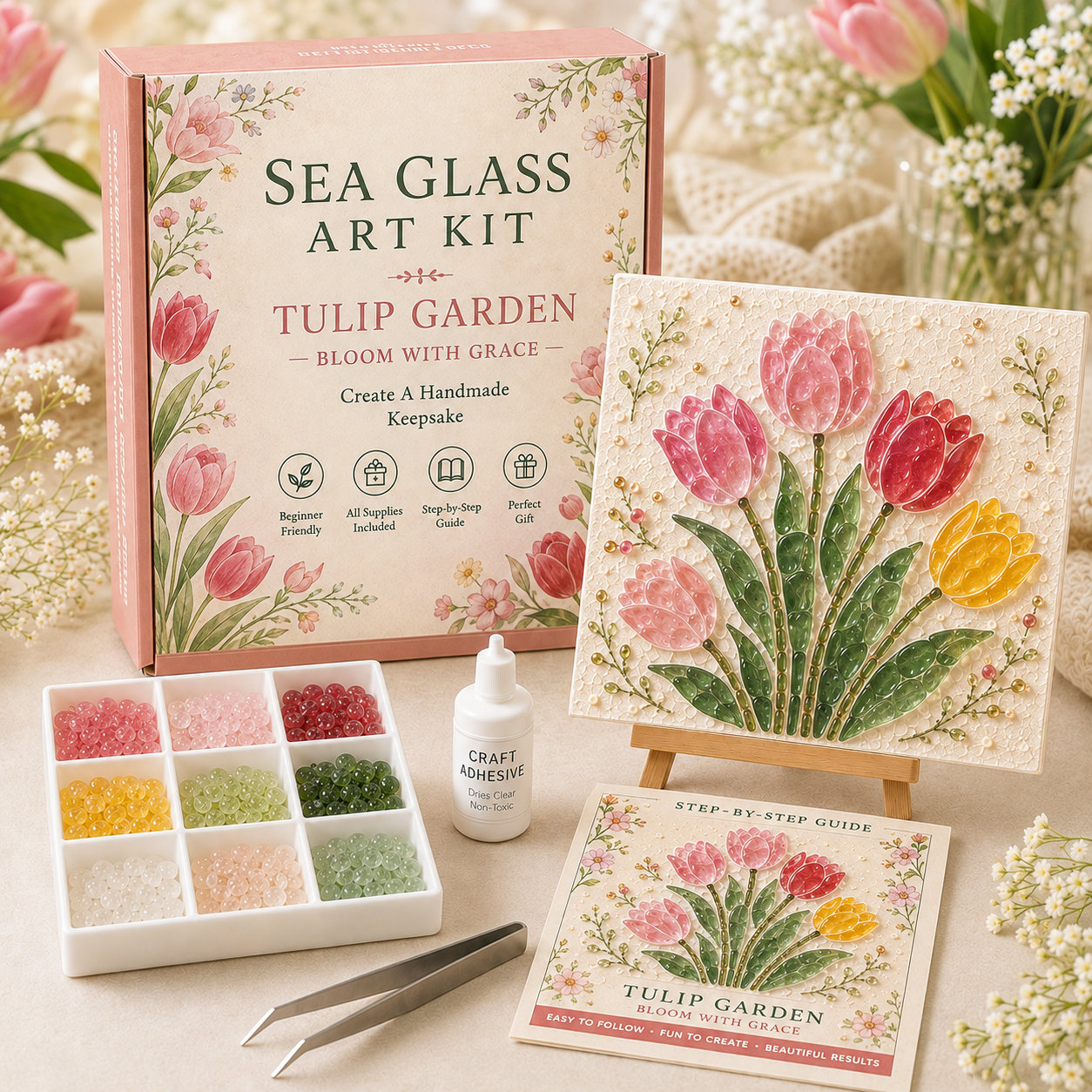 Bloom & Garden Sea Glass Art Kit Collection