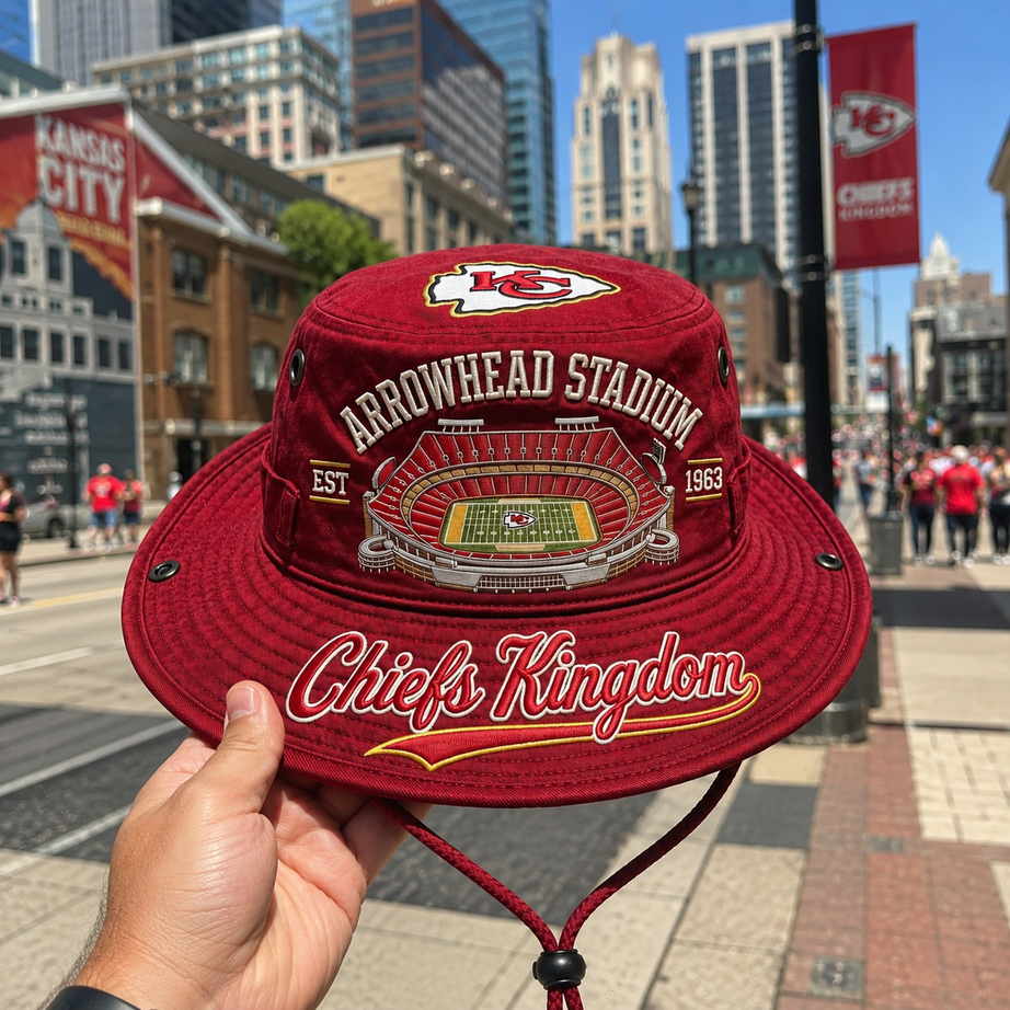 Chiefs Kingdom Arrowhead Stadium Boonie Hat