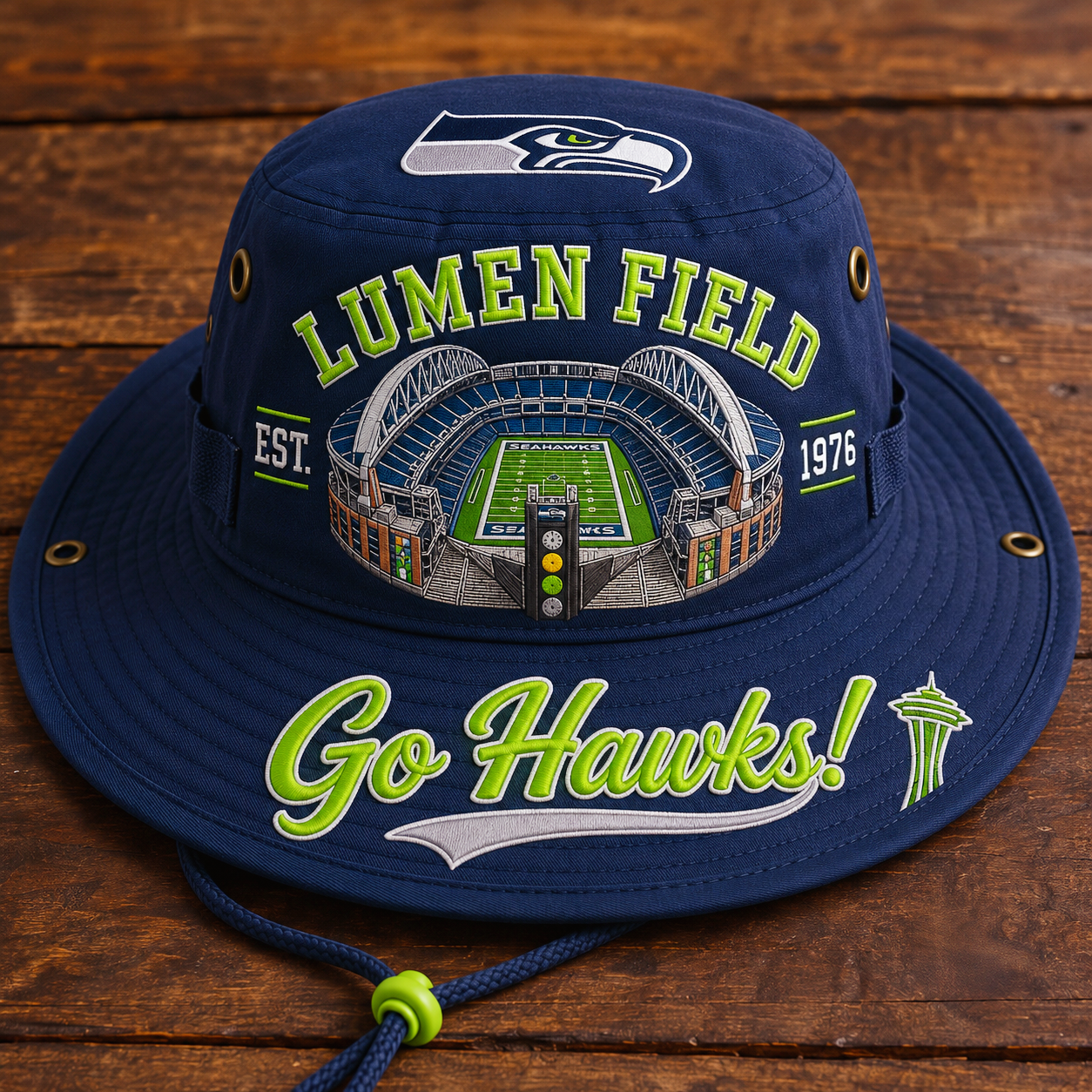 Go Hawks Lumen Field Boonie Hat