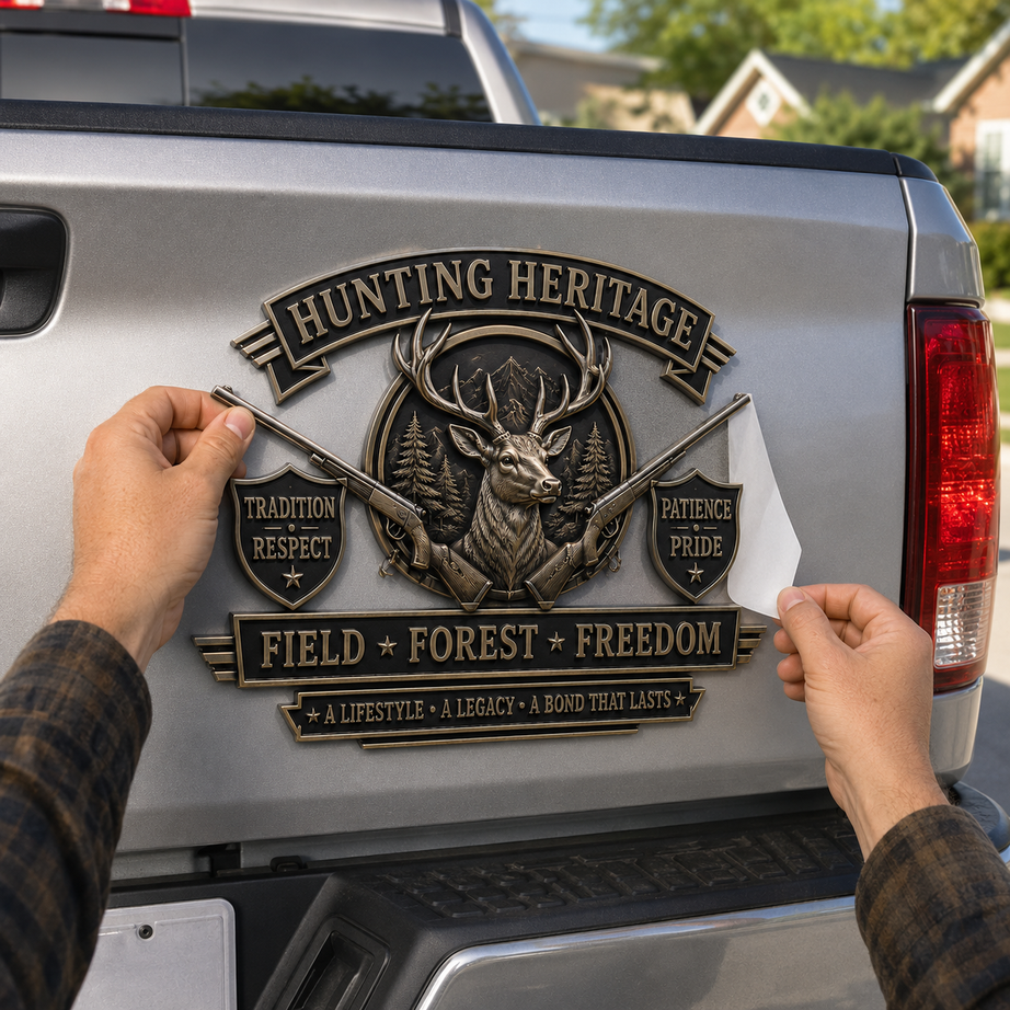 Hunting Heritage Metal Car Emblem