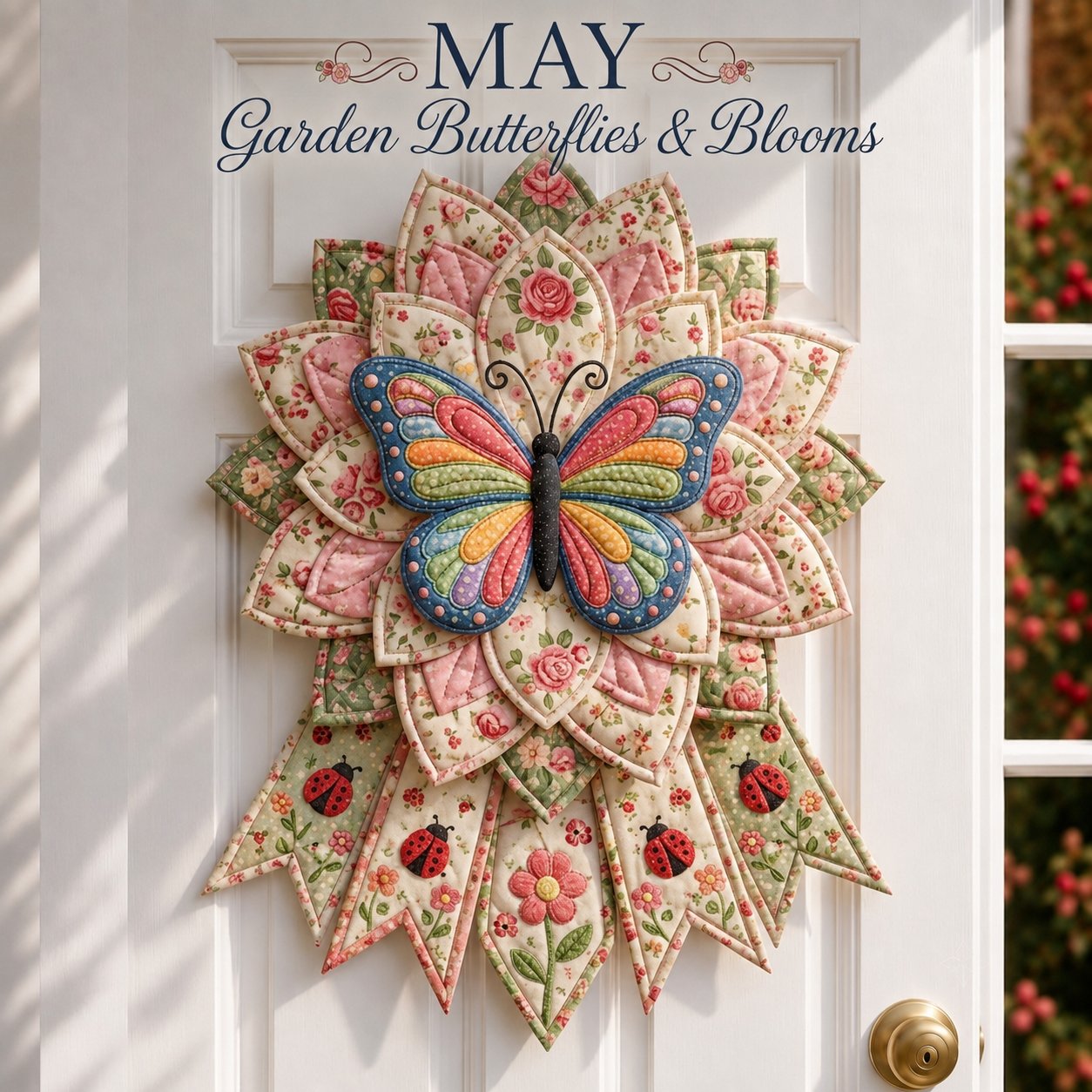 12-Month Themed 3D Quilted Door Hanger Sewing Kit Collection