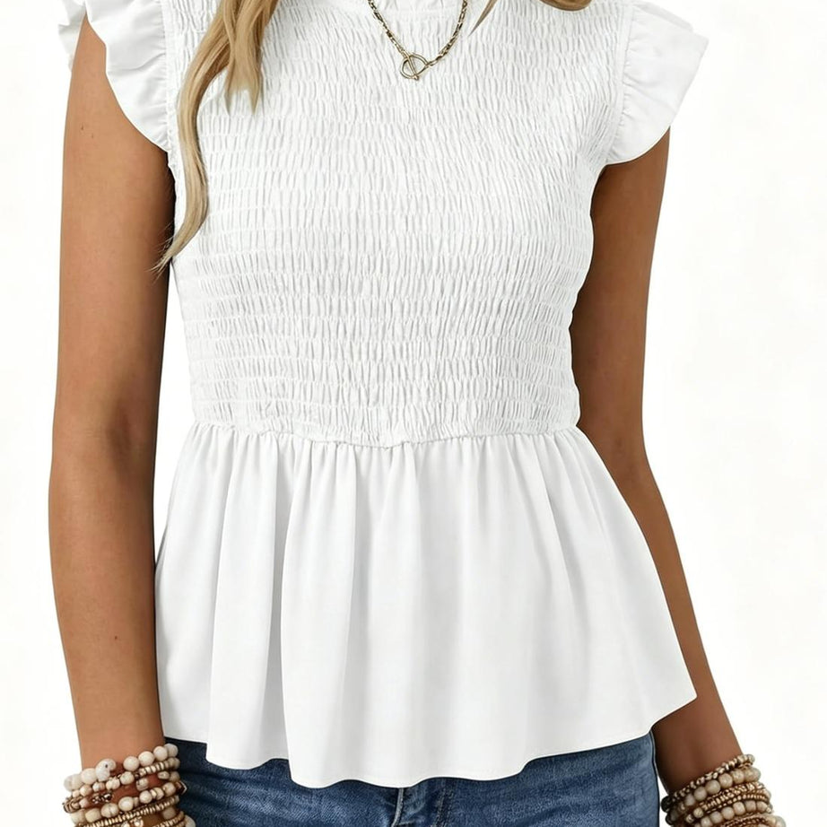 Womens Summer Tops  Casual Elegant Peplum Dress