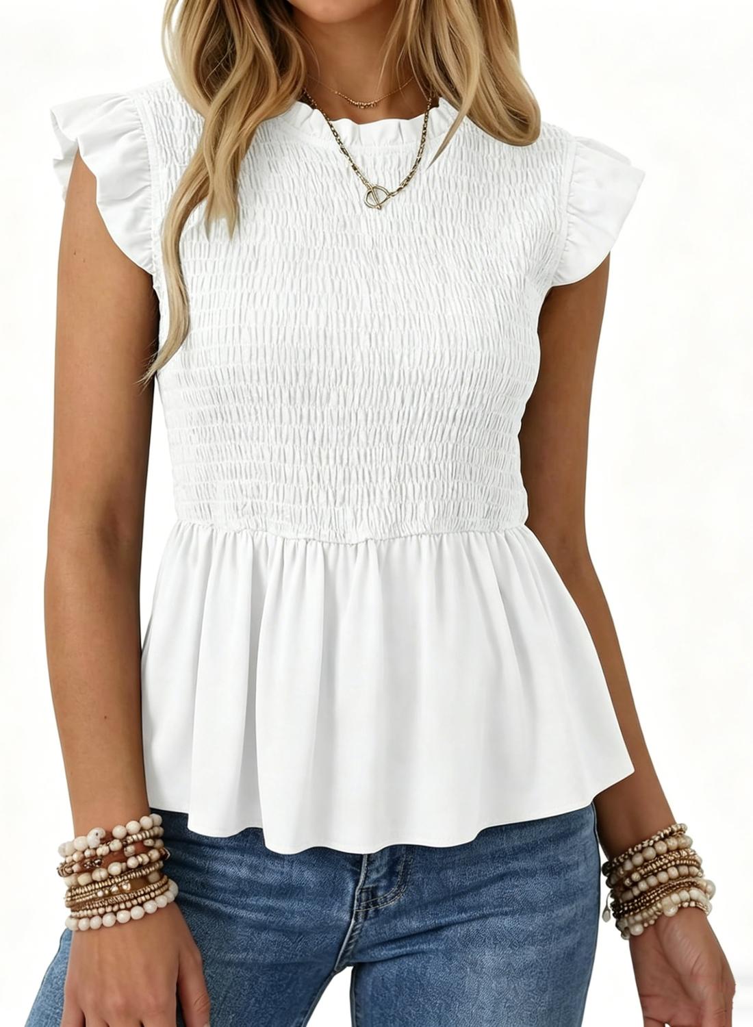 Womens Summer Tops  Casual Elegant Peplum Dress