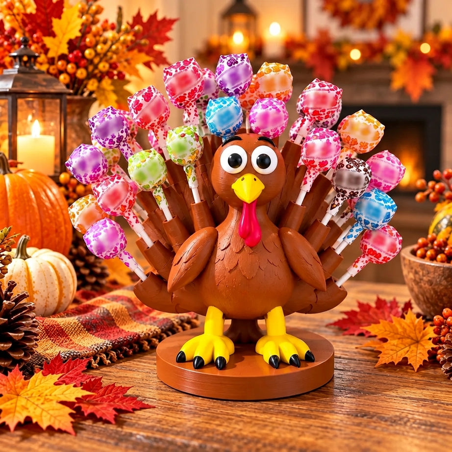 Thanksgiving Turkey Lollipop Holder