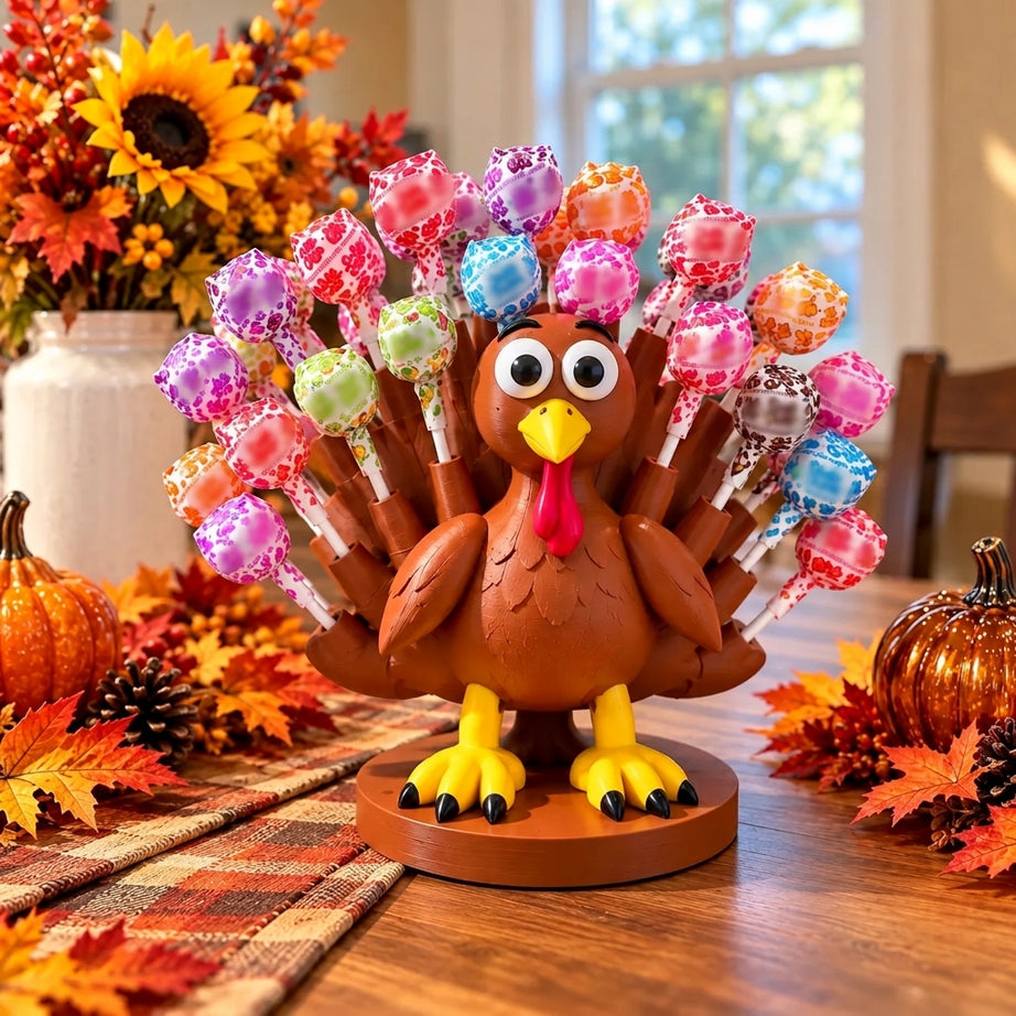 Thanksgiving Turkey Lollipop Holder