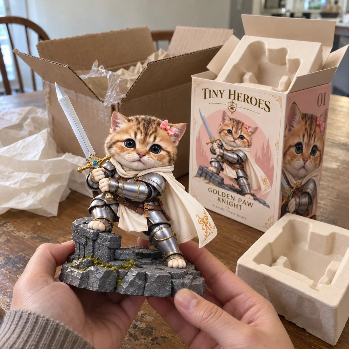 Tiny Fantasy Animal Heroes Collectible Figurines