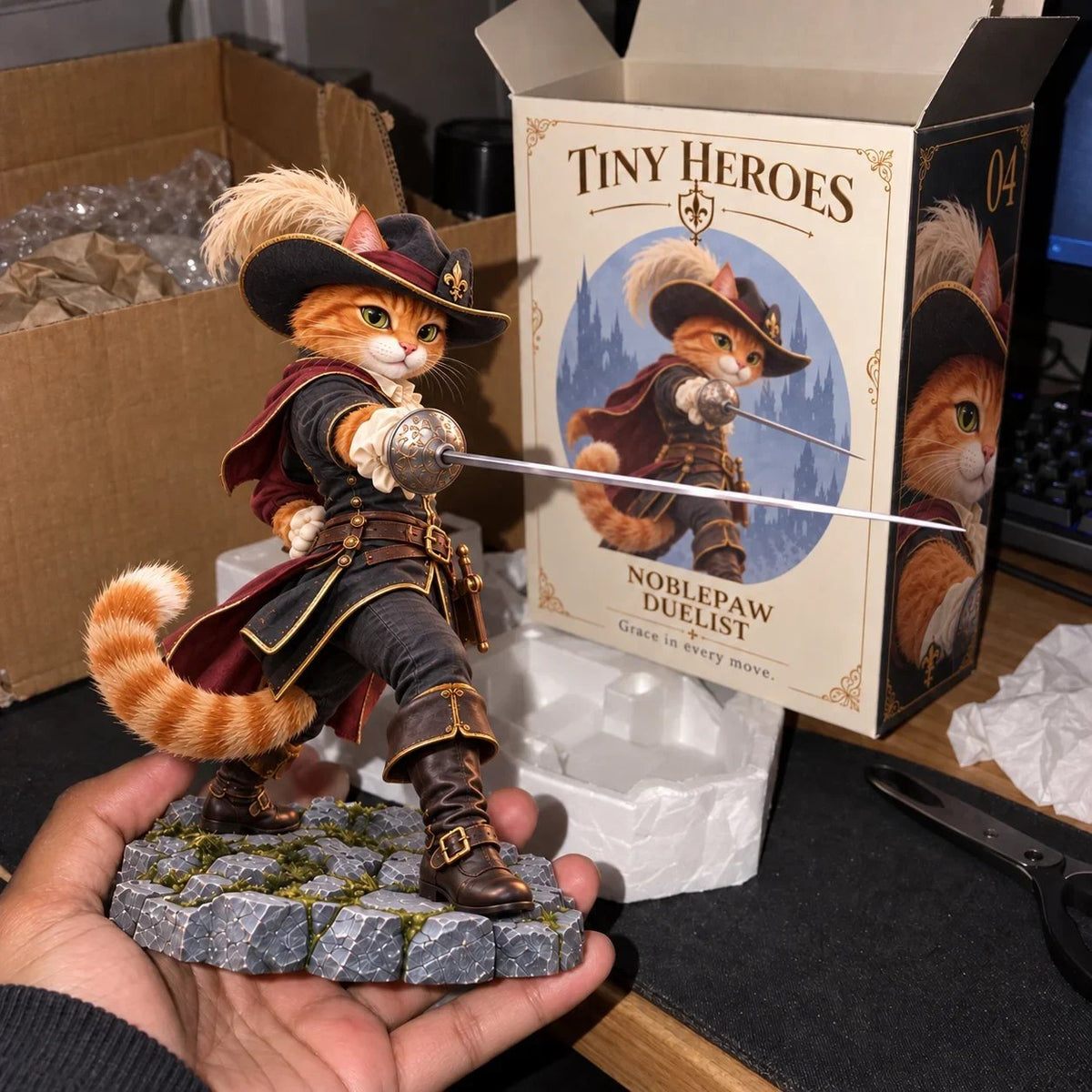 Tiny Fantasy Animal Heroes Collectible Figurines