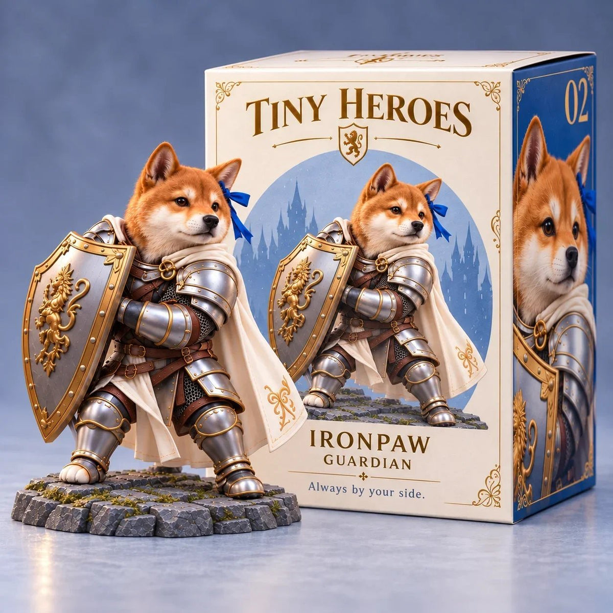 Tiny Fantasy Animal Heroes Collectible Figurines