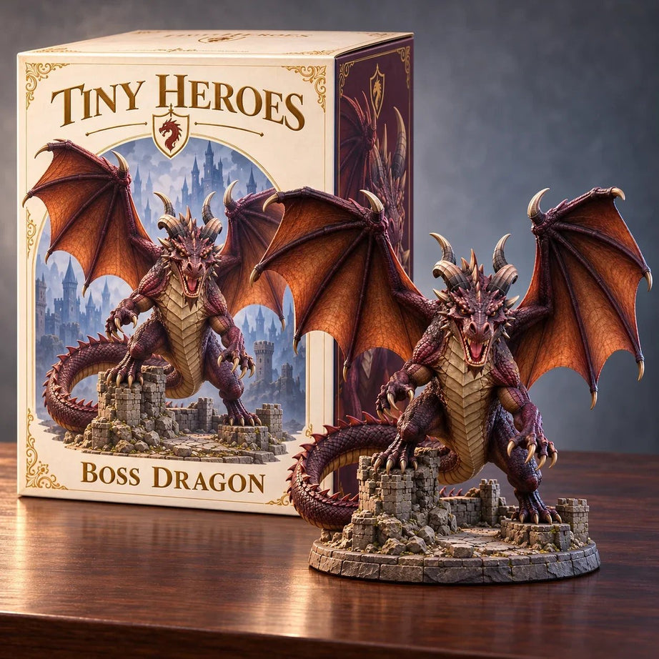 Tiny Fantasy Animal Heroes Collectible Figurines