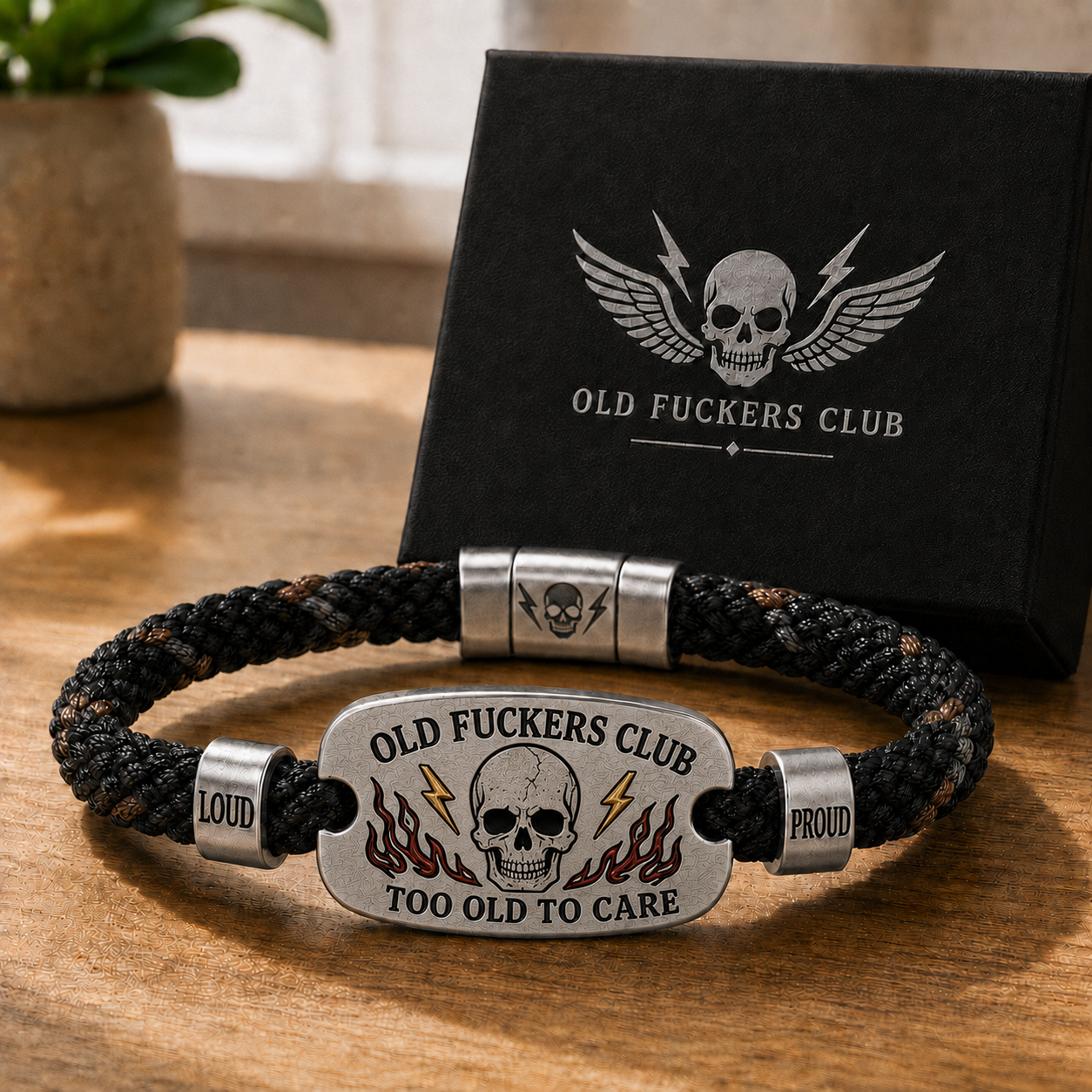 Old * Club Braided Bracelet