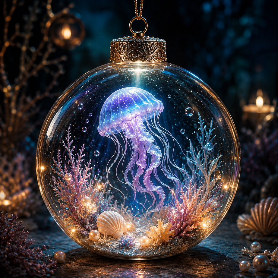 Ocean Series Illuminated 3D Model Decorations