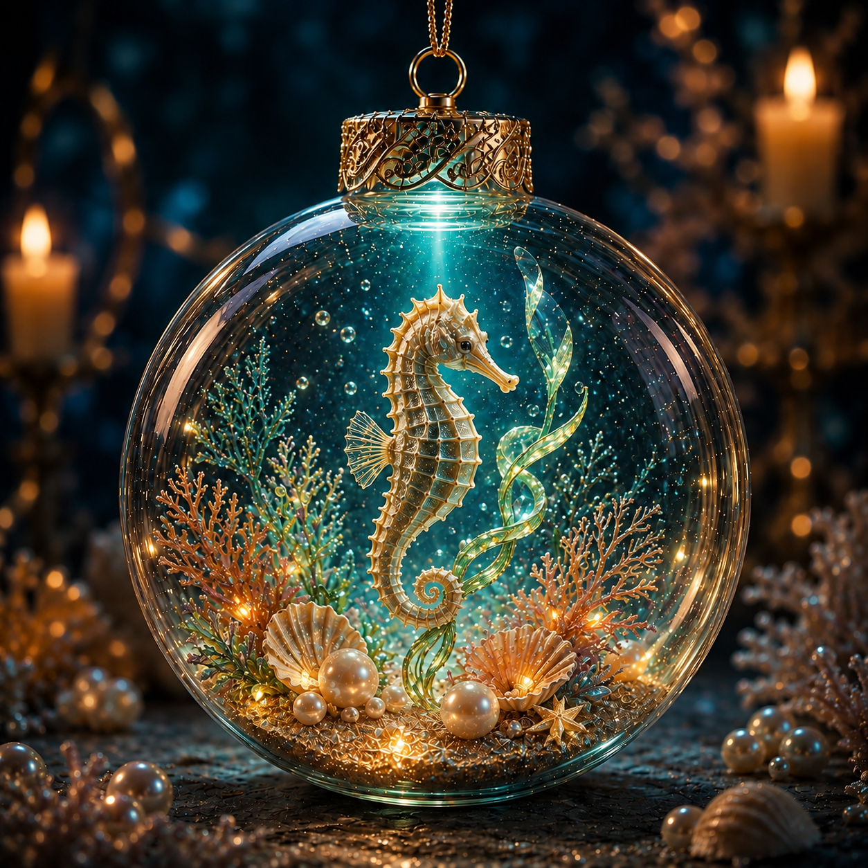 Ocean Series Illuminated 3D Model Decorations