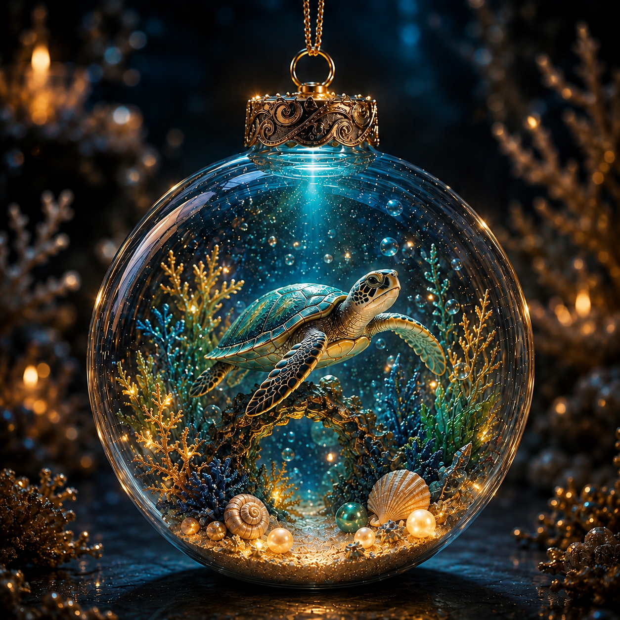 Ocean Series Illuminated 3D Model Decorations