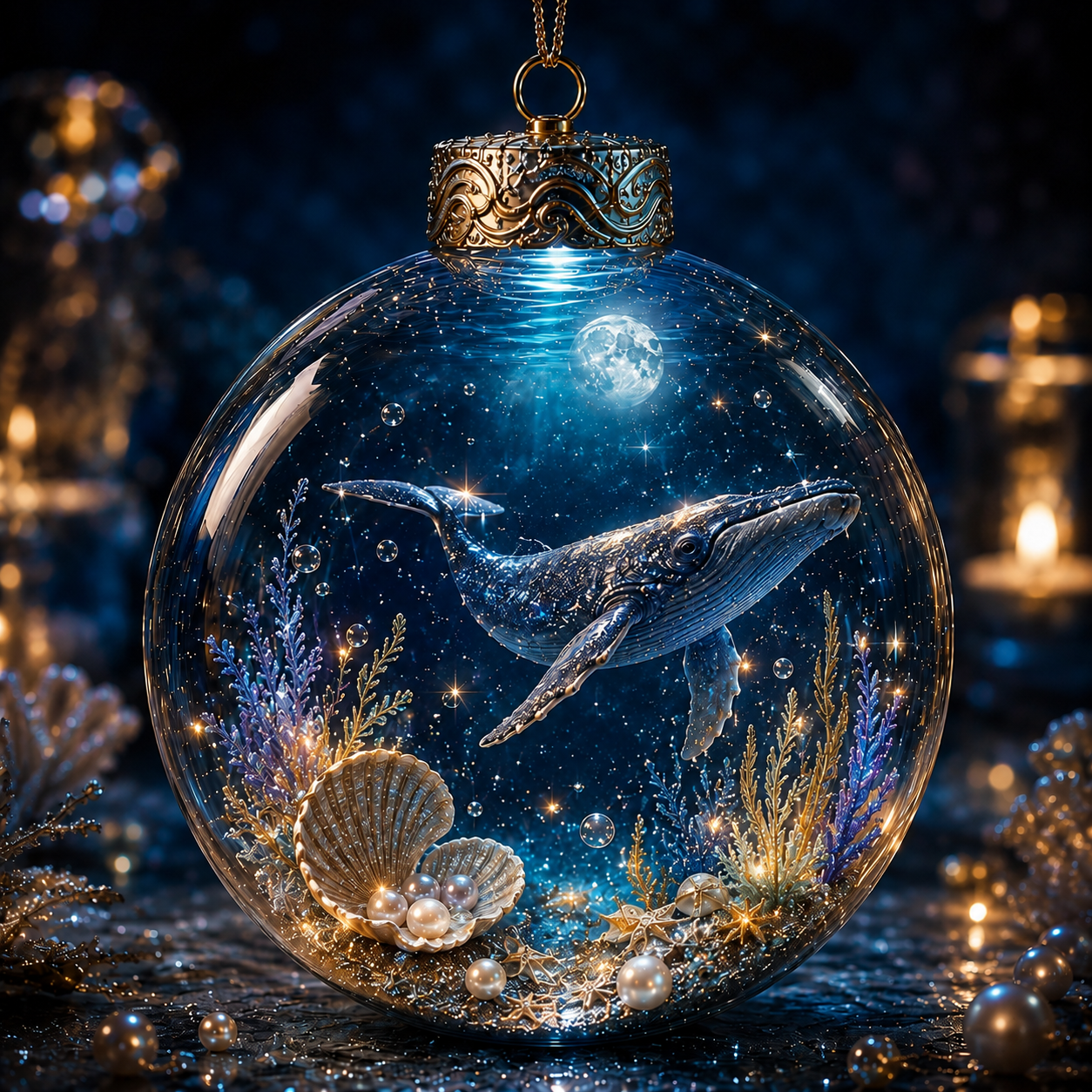 Ocean Series Illuminated 3D Model Decorations