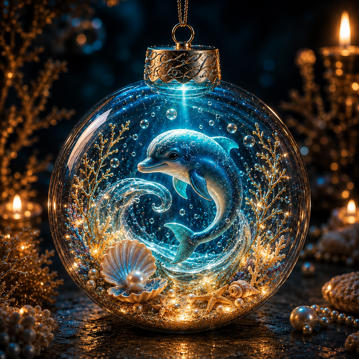Ocean Series Illuminated 3D Model Decorations