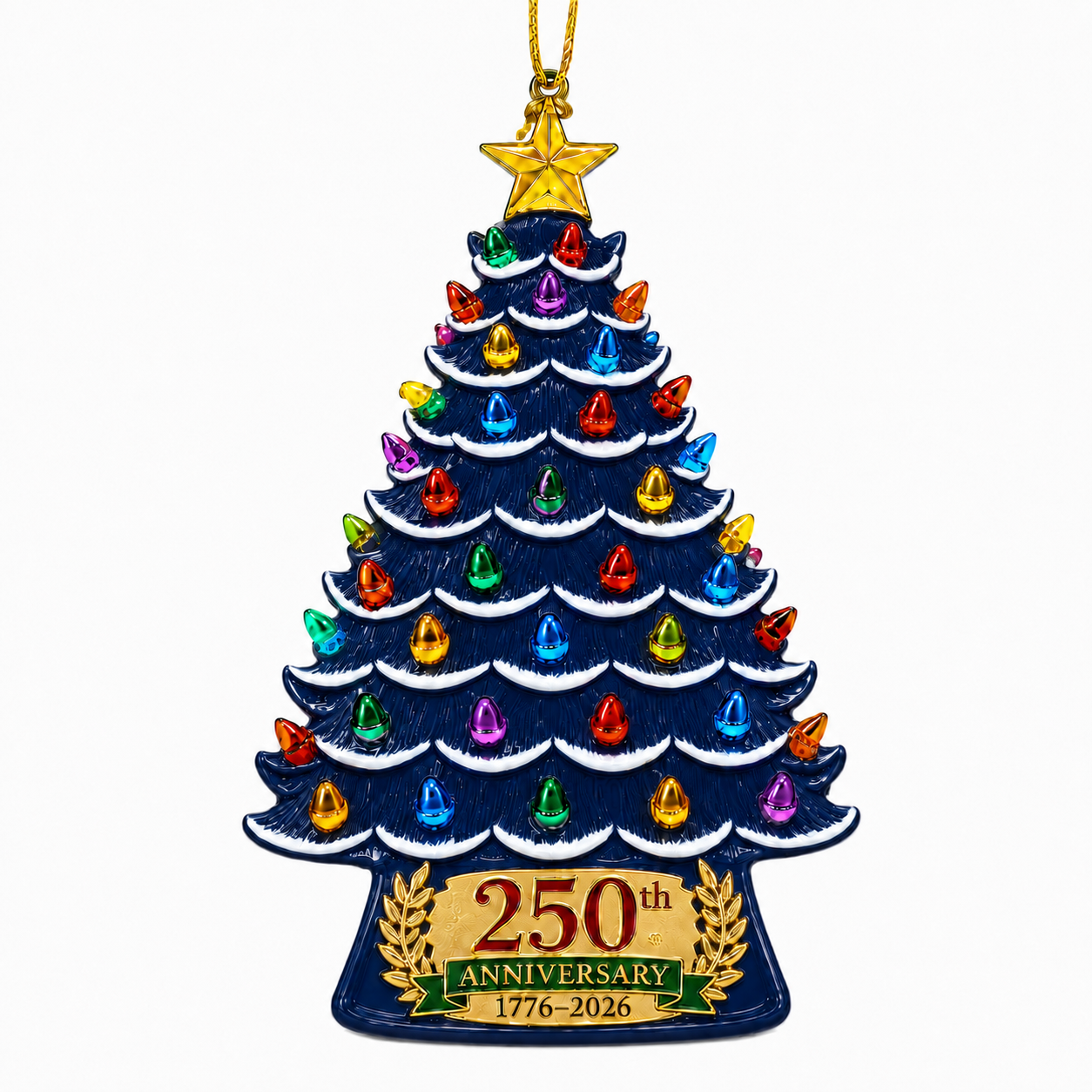 2026 America 250th Anniversary Nostalgic Christmas Tree Ornament